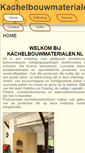 Mobile Screenshot of kachelbouwmaterialen.nl