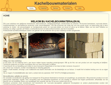 Tablet Screenshot of kachelbouwmaterialen.nl